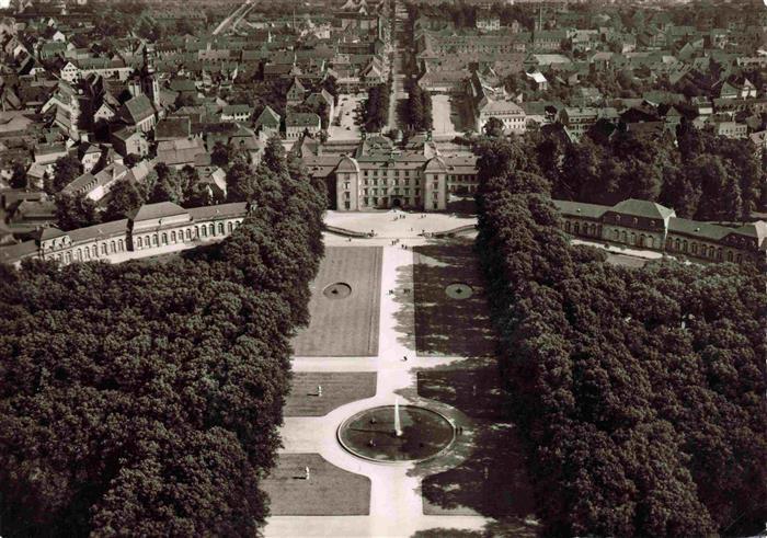 Schwetzingen BW Schloss Fliegeraufnahme