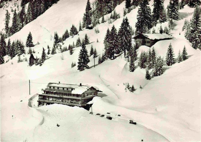 Balderschwang Alpengasthof Ifenblick Fliegeraufnahme