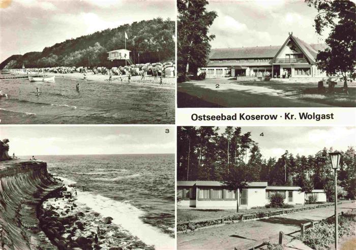 KOSEROW Ostseebad Usedom Strand Forstferienobjekt Damerow Streckelbergmauer