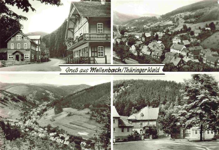 Mellenbach-Glasbach Ortspartien Panorama