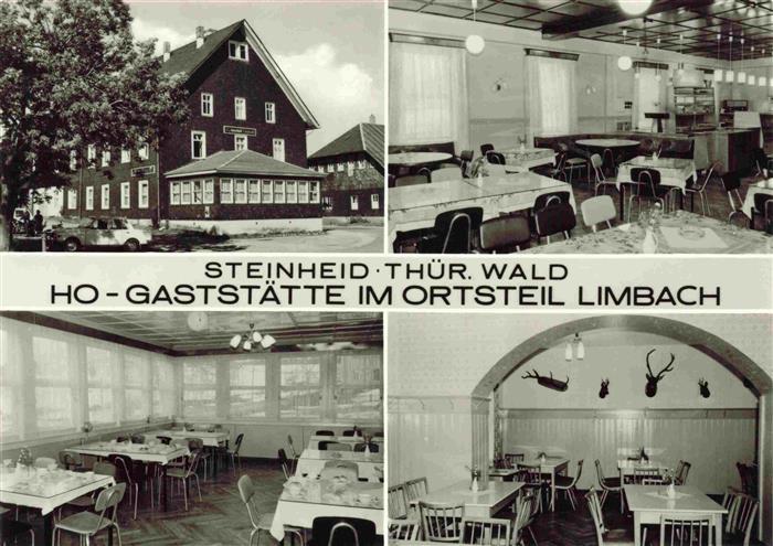Steinheid HO Gaststaette im Ortsteil Limbach Gastraeume