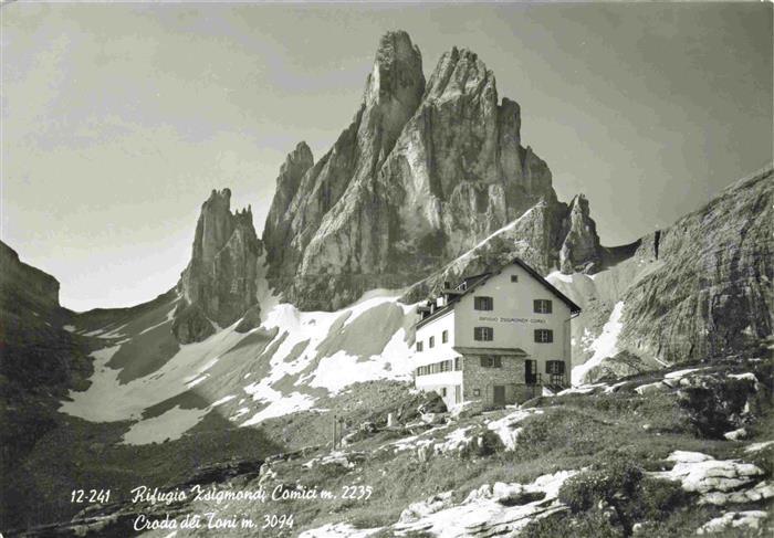 Croda dei Toni Rifugio Zsigmond Comici