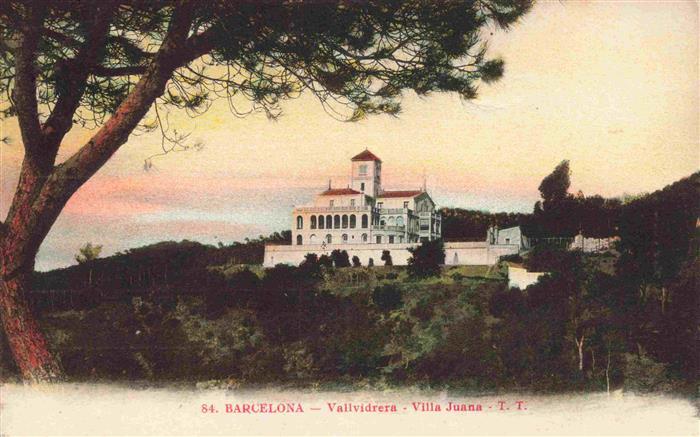 Vallvidrera Barcelona ES Villa-Juana Vallvidrera Villa Pinie Huegel Meer
