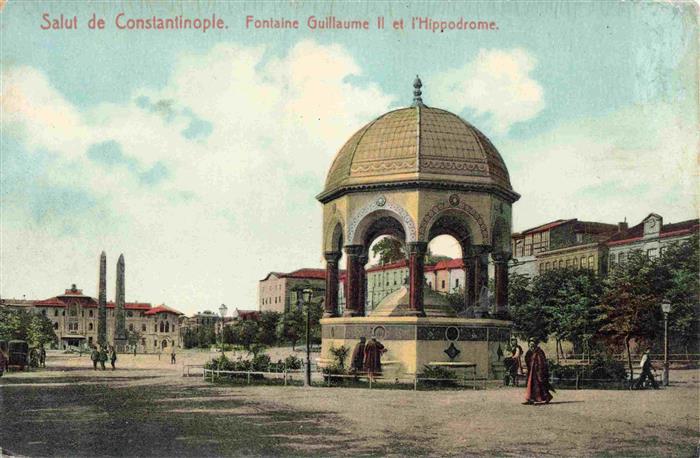Konstantinopel Konstantinople ISTANBUL TK Fontaine-Guillaume-II Hippodrome Obeli