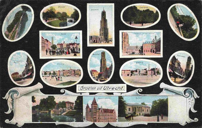 UTRECHT NL Groeten-uit-Utrecht Domtoren Neude Vreeburg Begijnhof Malebaan Mehrbi