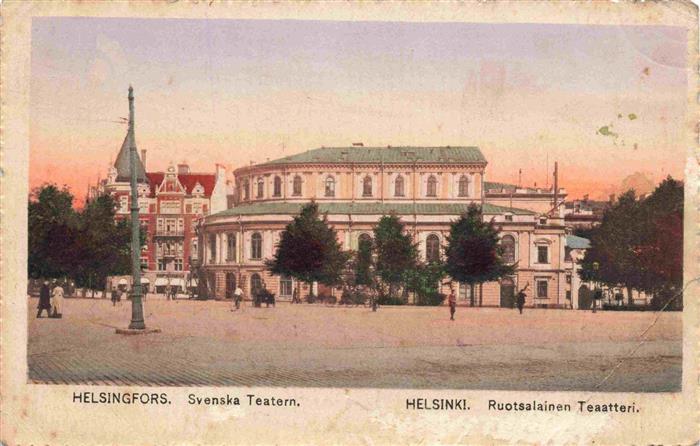 HELSINKI Helsingfors Suomi Svenska-Teatern Ruotsalainen-Teaatteri Theater Platz