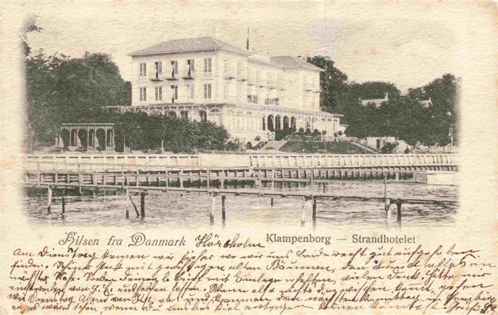 Klampenborg Gentofte Kopenhagen COPENHAGEN DK Strandhotelet Hotel Steg Meer Wass