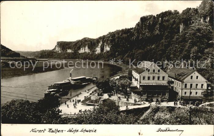 Rathen Saechsische Schweiz Elbepartie Dampfer