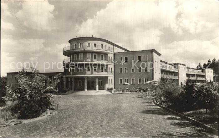 Gernrode Harz FDGB Erholungsheim Fritz Heckert