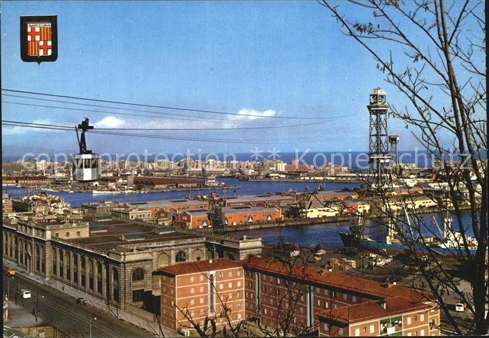Barcelona Cataluna Vista parcial del Puerto