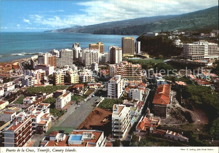 Puerto de la Cruz Fliegeraufnahme