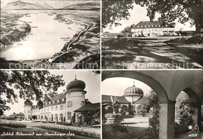Hoehenried Starnberger See Panorama Schloss Hoehenried