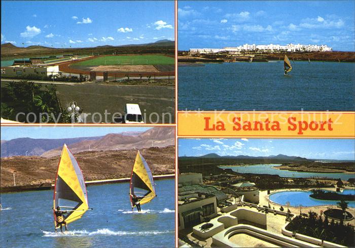 Tinajo Lanzarote Apartamentos La Santa Sport Panorama Windsurfer