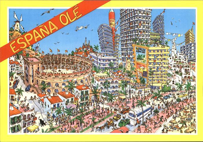 Gran Canaria Illustration Espana Ole