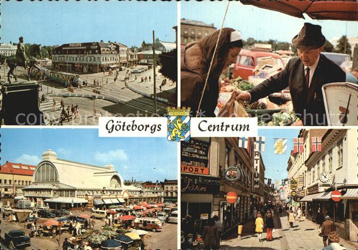 Goeteborg Centrum Markt Strassenpartie