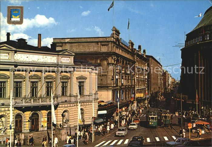 Helsinki Altes Studentenhaus und Alexanderstrasse
