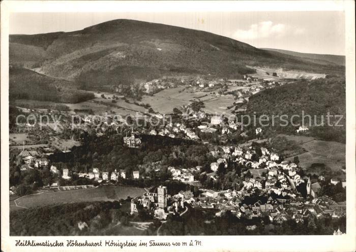 Koenigstein Taunus Fliegeraufnahme