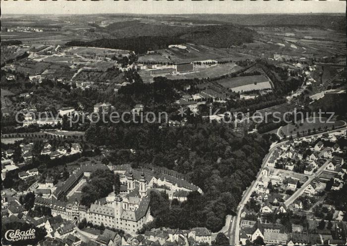 Bad Mergentheim Schloss und Kurviertel Fliegeraufnahme