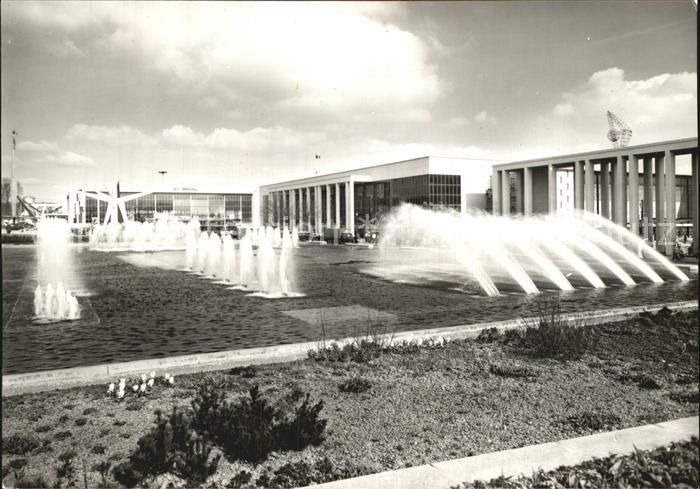 Bruxelles Bruessel Exposition Universelle de Bruxelles 1958 Springbrunnen und Pf