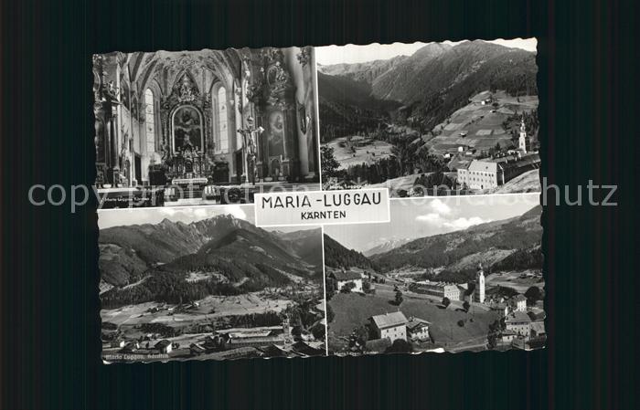 Maria-Luggau Kirche Inneres Panorama