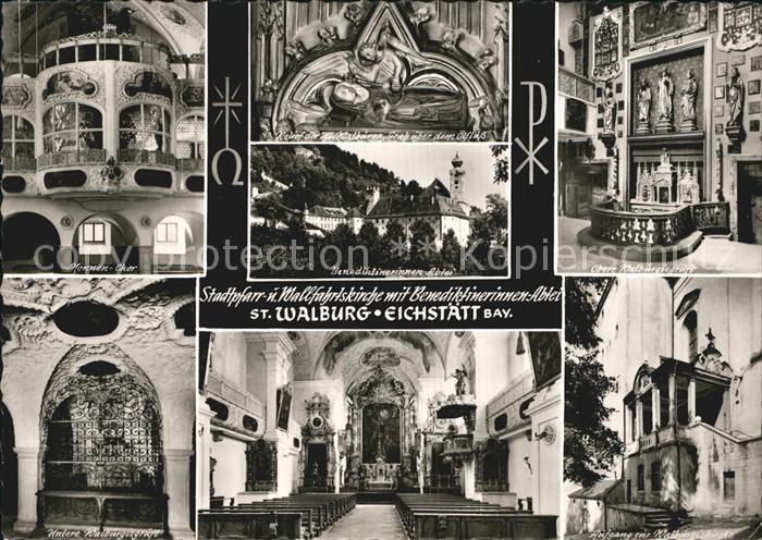 Eichstaett Oberbayern Stadtpfarr und Wallfahrtskirche St Walburg Nonnenchor Ober