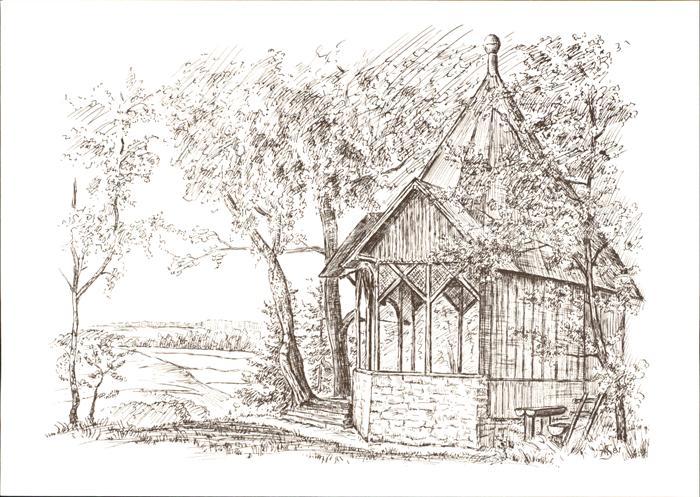 Bad Koenig Odenwald Weyprechttempel Zeichnung