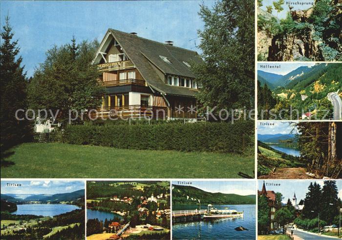Titisee-Neustadt Haus Bergseeblick Hirschsprung Hoellental Titisee Panorama Faeh