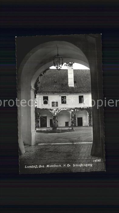 Loosdorf Schlosseingang