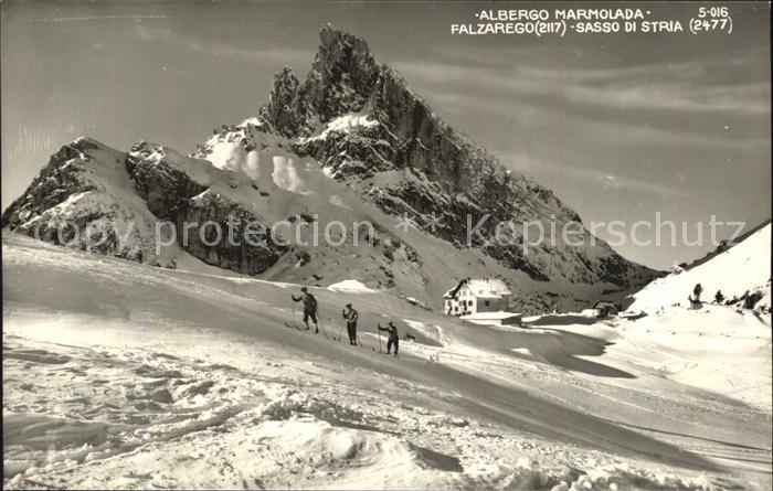 Falzaregopass Albergo Marmolada Falzarego Sasso di Stria Dolomiti Berghaus Dolom
