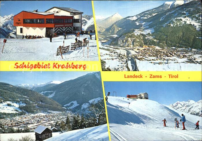 Zams Schigebiet Krahberg Winterpanorama Alpen