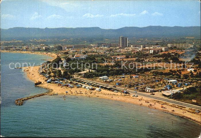 Cambrils Detalle de la Costa al fondo Urbanizacion Cambrils Bahia vista aerea