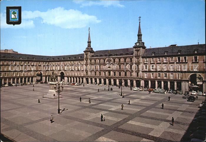 Madrid Spain Plaza Major Monumento Denkmal