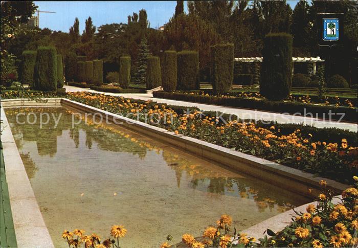 Madrid Spain Parque del Retiro Jardin de Cecilio Rodriguez