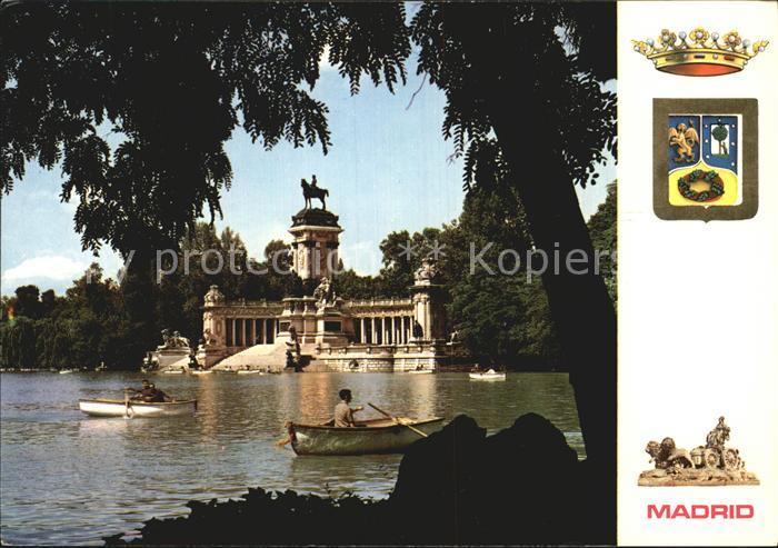 Madrid Spain No 6 Parque del Retiro Monumento 1a Coleccion de 25 Modelos Corona