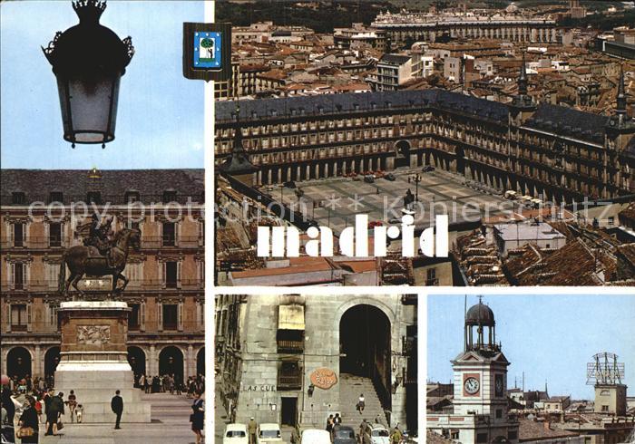 Madrid Spain Plaza Mayor Arco de Cuchilleros Monumento Puerta del Sol