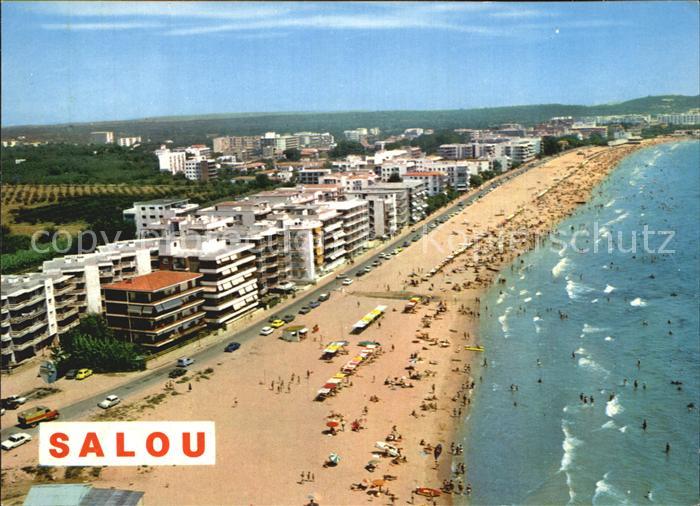 Salou Playa Strand Fliegeraufnahme