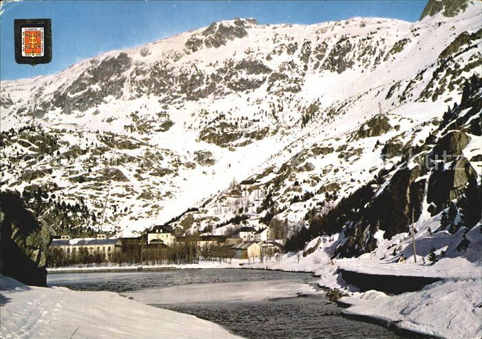 Panticosa Balneario vista general en invierno