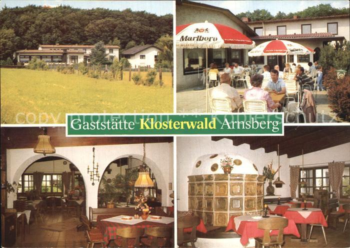 Arnsburg Hessen Gaststaette Pension Zum Klosterwald