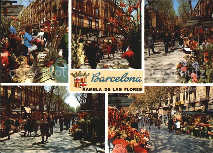 Barcelona Cataluna Rambla de las Flores