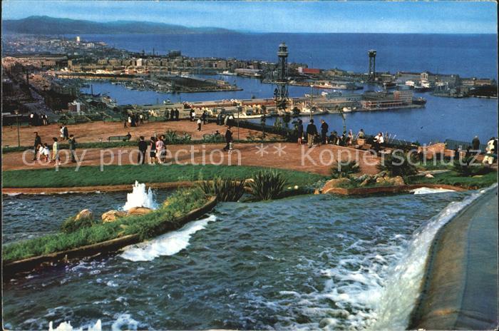 Barcelona Cataluna Panoramica del Puerto Hafen