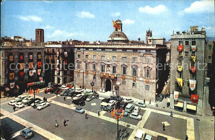 Barcelona Cataluna Plaza de San Jaime anexa al Barrio Gotico Gothisches Viertel