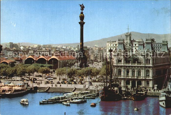 Barcelona Cataluna Colon en la Puerta de la Paz