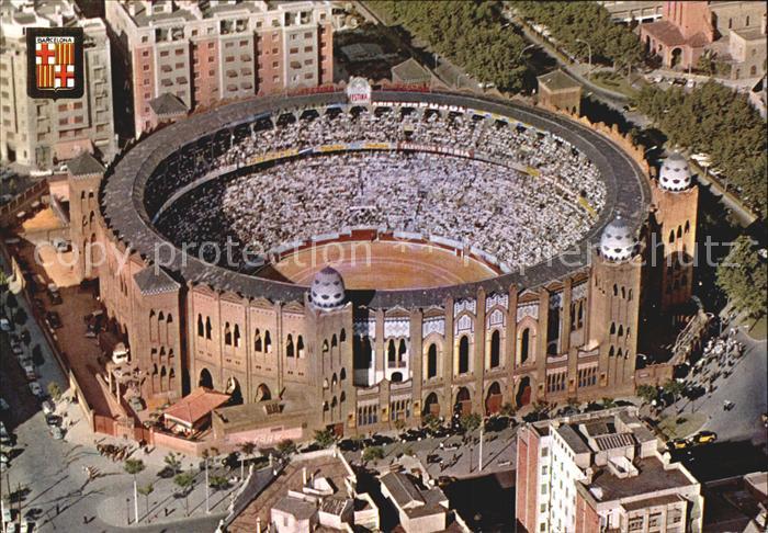 Barcelona Cataluna Plaza de Toros Monumental vista aerea Stierkampfarena