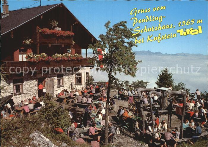 Thiersee Pendling Schutzhaus Sonnenterrasse Nebelmeer