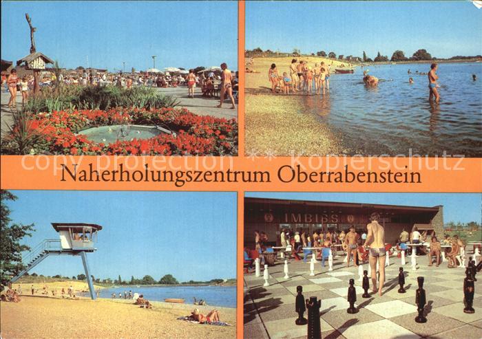 Karl-Marx-Stadt Naherholungszentrum Oberrabenstein Strand Stausee Bodenschach