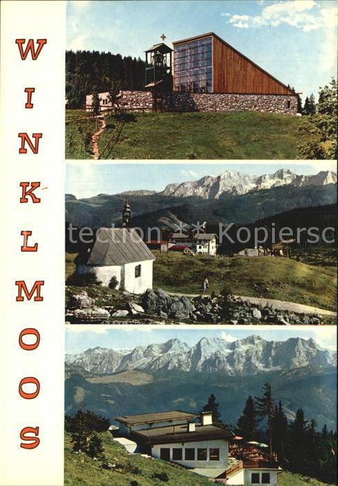 Winklmoos Winkelmoos Kirche St Johann Winklmoosalm Loferer Steinberge Bergstatio
