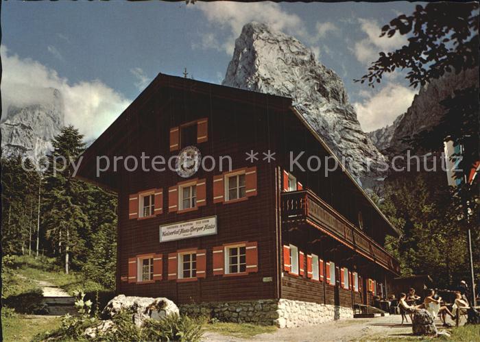 Kufstein Tirol Hans Berger Haus gegen Totenkirchl Kleiner Halt Wilder Kaiser
