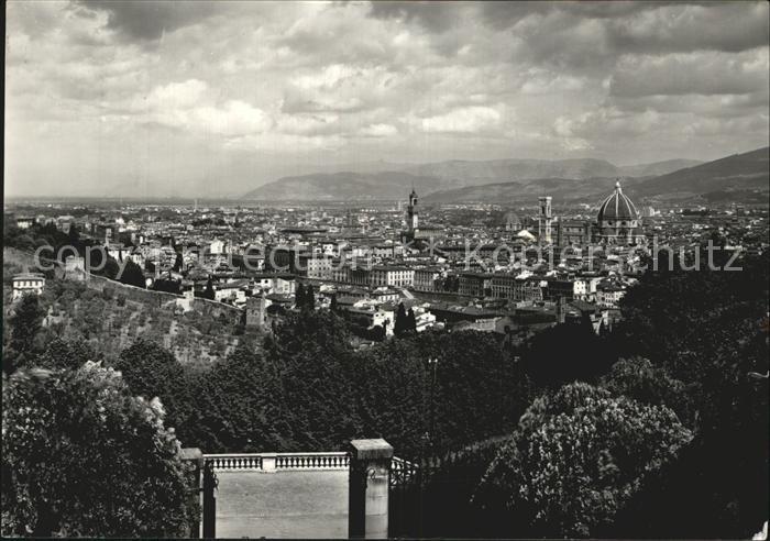 Firenze Florenz Panorama da San Miniato al Monte