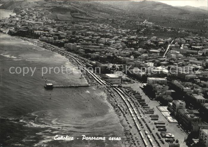 Cattolica Rimini Panorama aereo