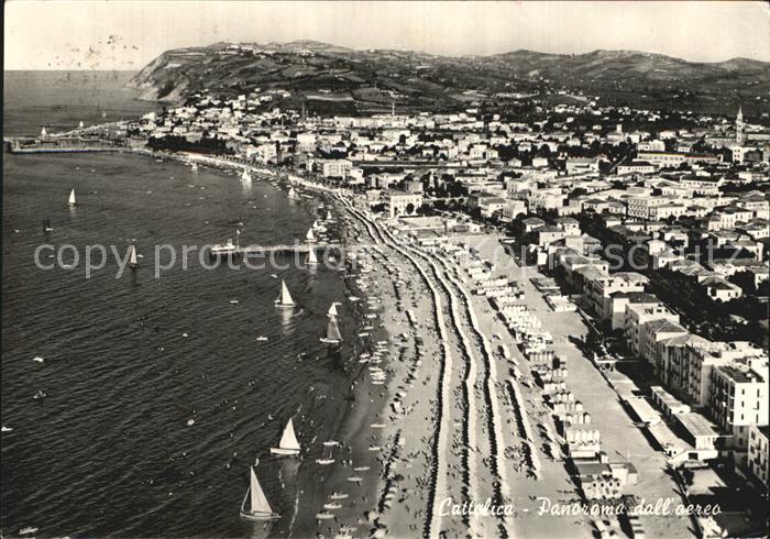 Cattolica Rimini Panorama dall aereo
